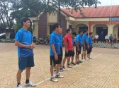 Thầy cô tham gia hội thao do Phòng GD&ĐT huyện tổ chức để chào mừng ngày Nhà giáo Việt Nam 20/11/2020